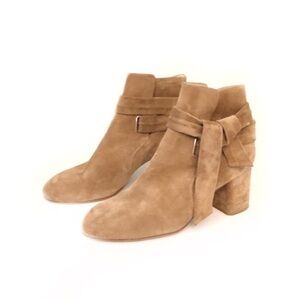 Rag & Bone
Dalia Suede Ankle-Tie Bootie
